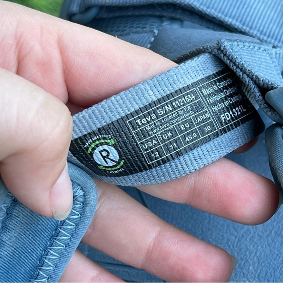 Teva Blue Mirage Hurricane Verge Sandals Men’s Sz 12 Hiking Outdoors Minimalist - Picture 8 of 10